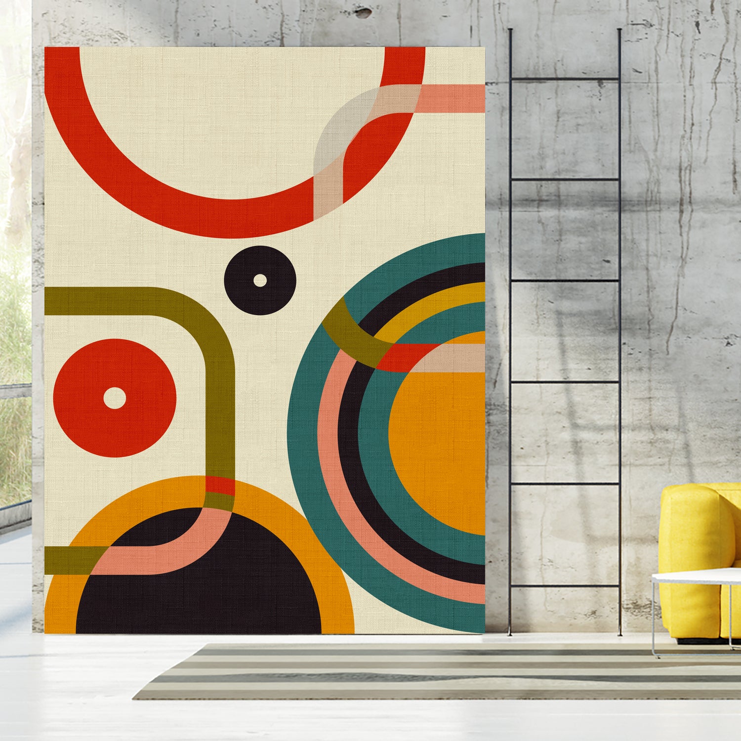 Mid Century Cirque by Ana Rut Bre on GIANT ART - abstract abstract