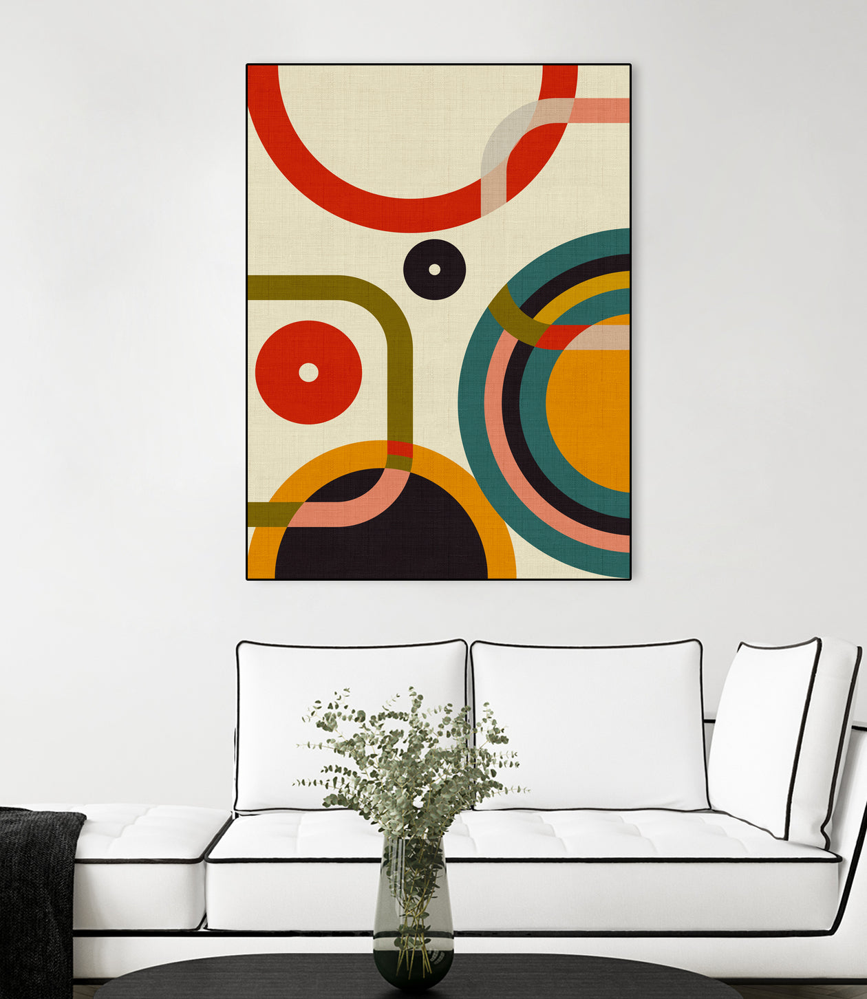 Mid Century Cirque by Ana Rut Bre on GIANT ART - abstract abstract