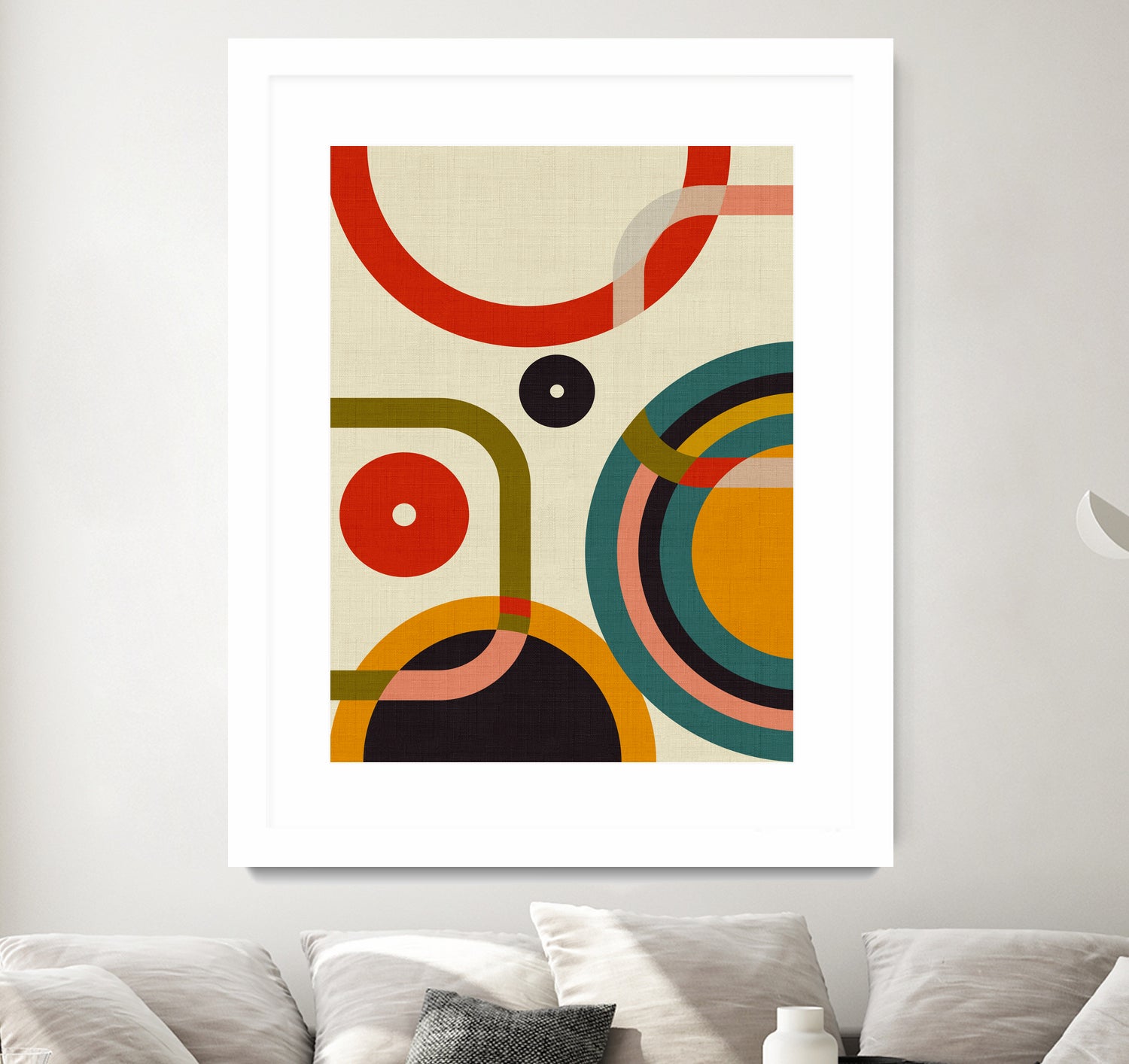 Mid Century Cirque by Ana Rut Bre on GIANT ART - abstract abstract