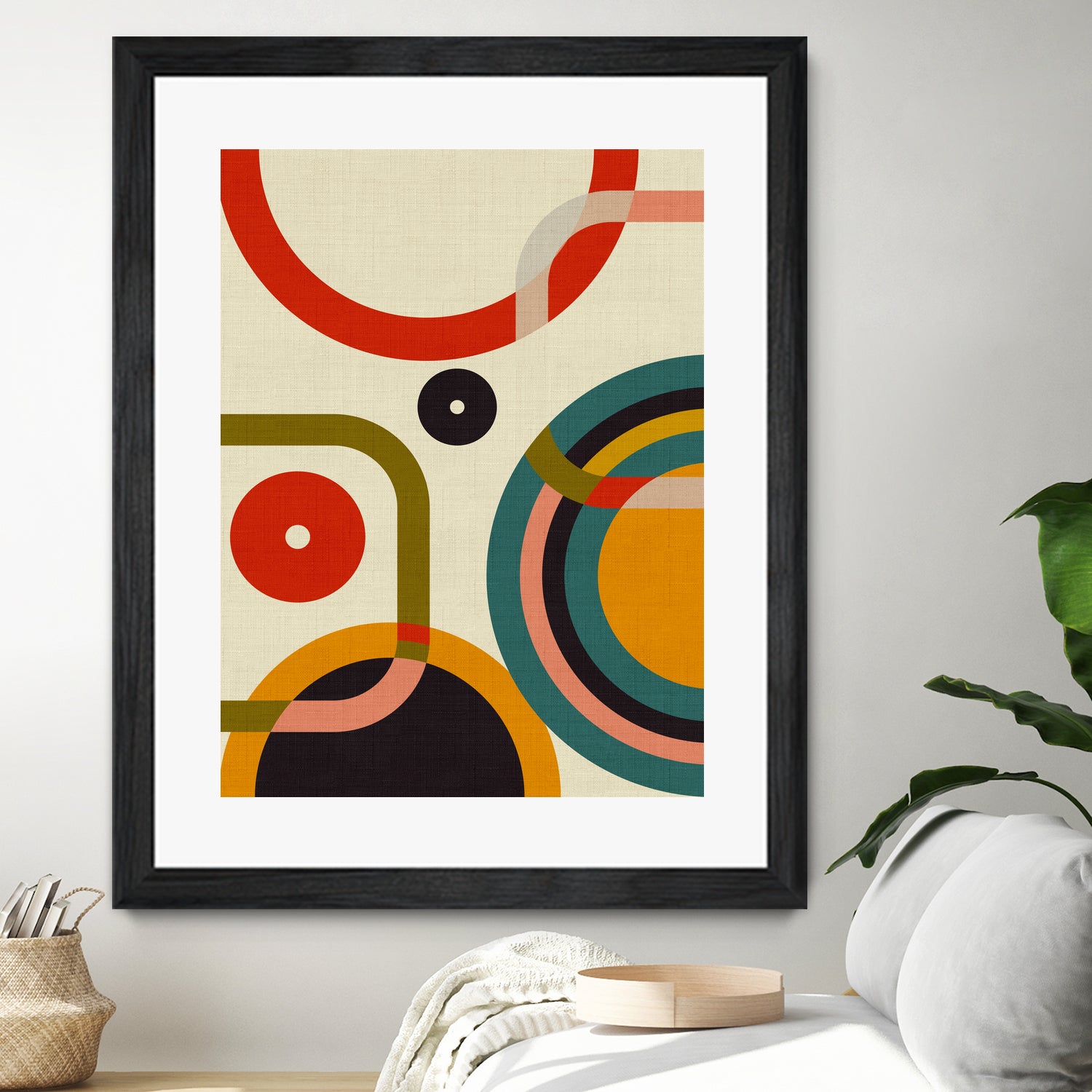 Mid Century Cirque by Ana Rut Bre on GIANT ART - abstract abstract