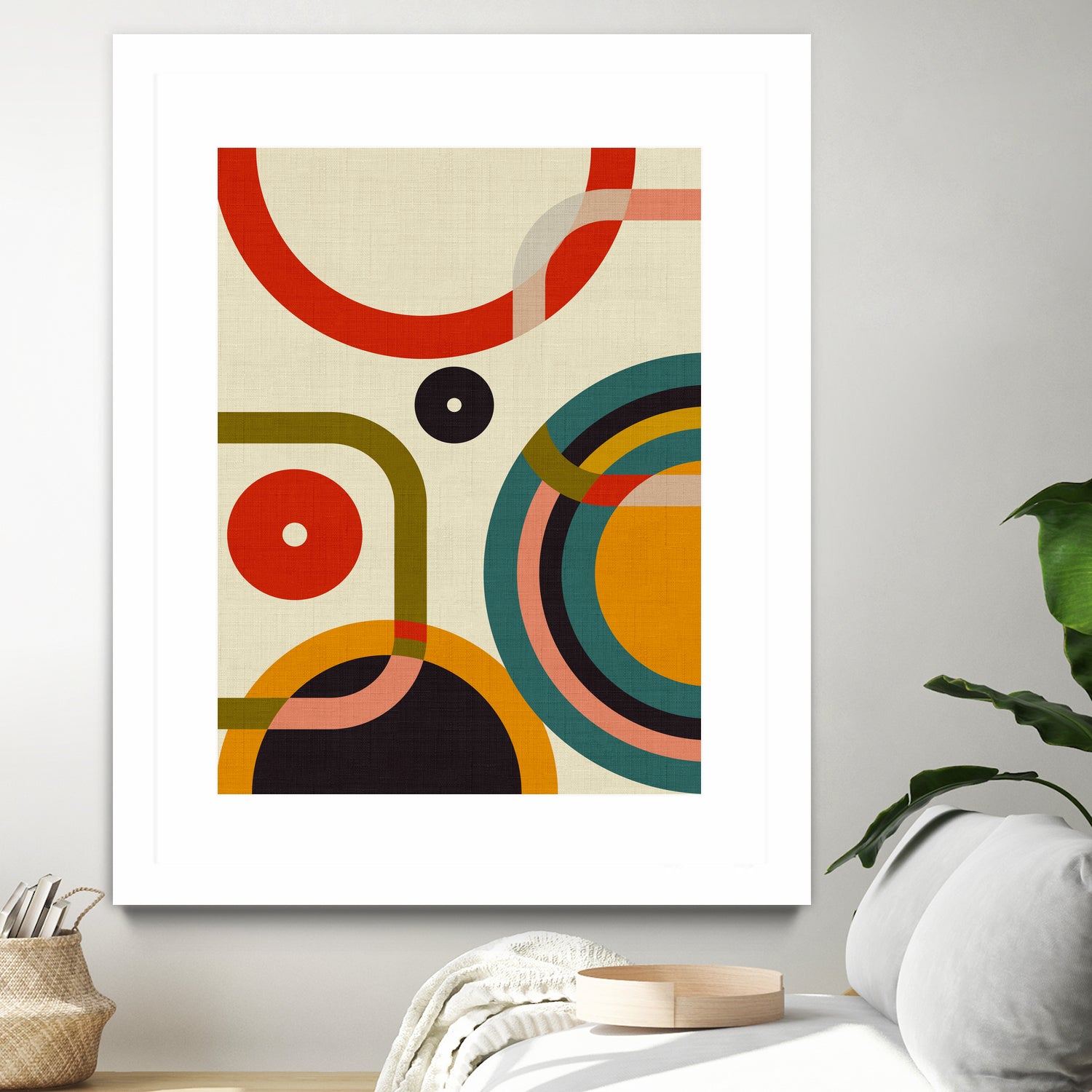 Mid Century Cirque by Ana Rut Bre on GIANT ART - abstract abstract