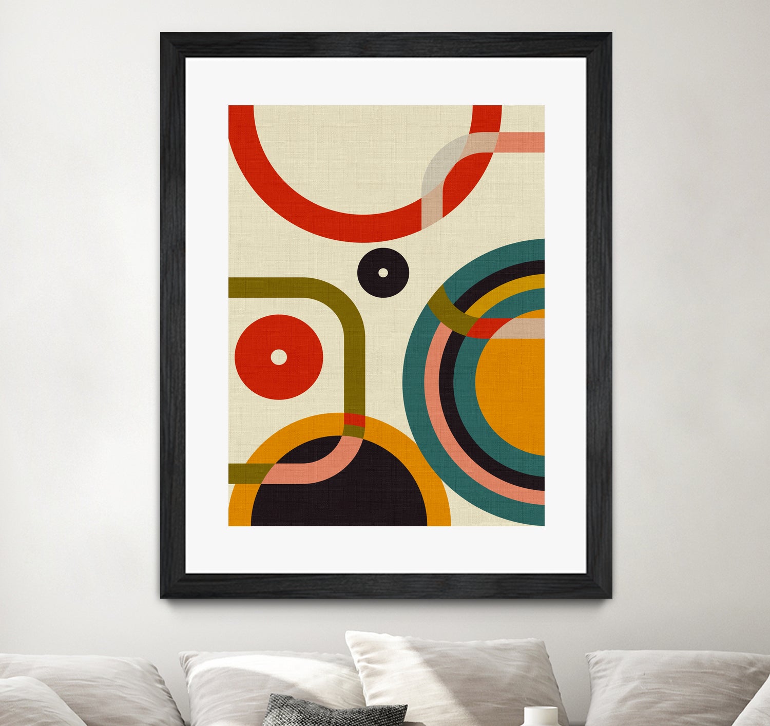 Mid Century Cirque by Ana Rut Bre on GIANT ART - abstract abstract