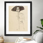 Portrait of a Woman 1910 by EGON on GIANT ART - illustration egon schiele