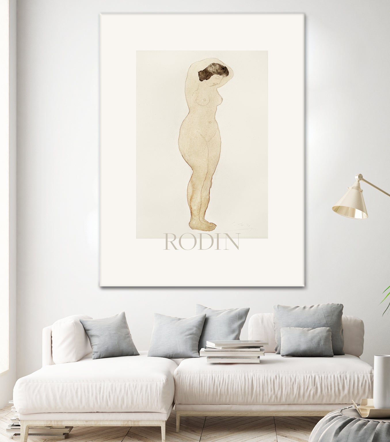 Nude by Standing With Hands On Head Auguste on GIANT ART - rodin auguste rodin rodin