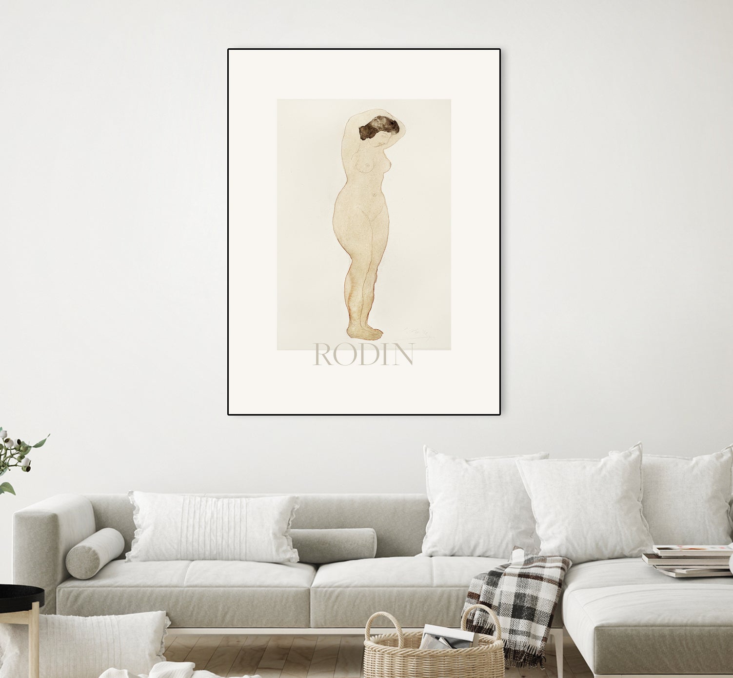 Nude by Standing With Hands On Head Auguste on GIANT ART - rodin auguste rodin rodin