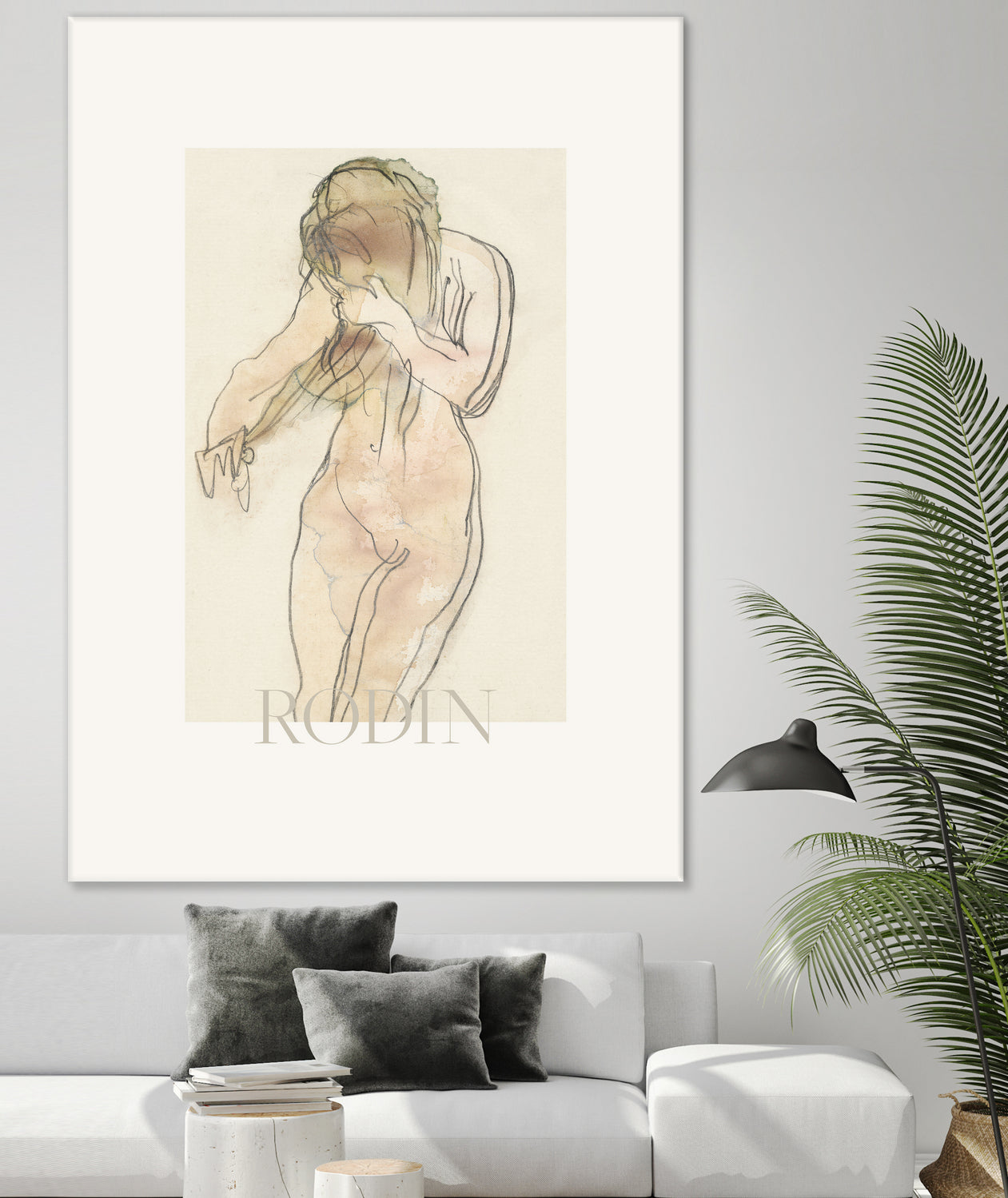 Study of Nude by Auguste Rodin on GIANT ART - auguste rodin figurative auguste rodin