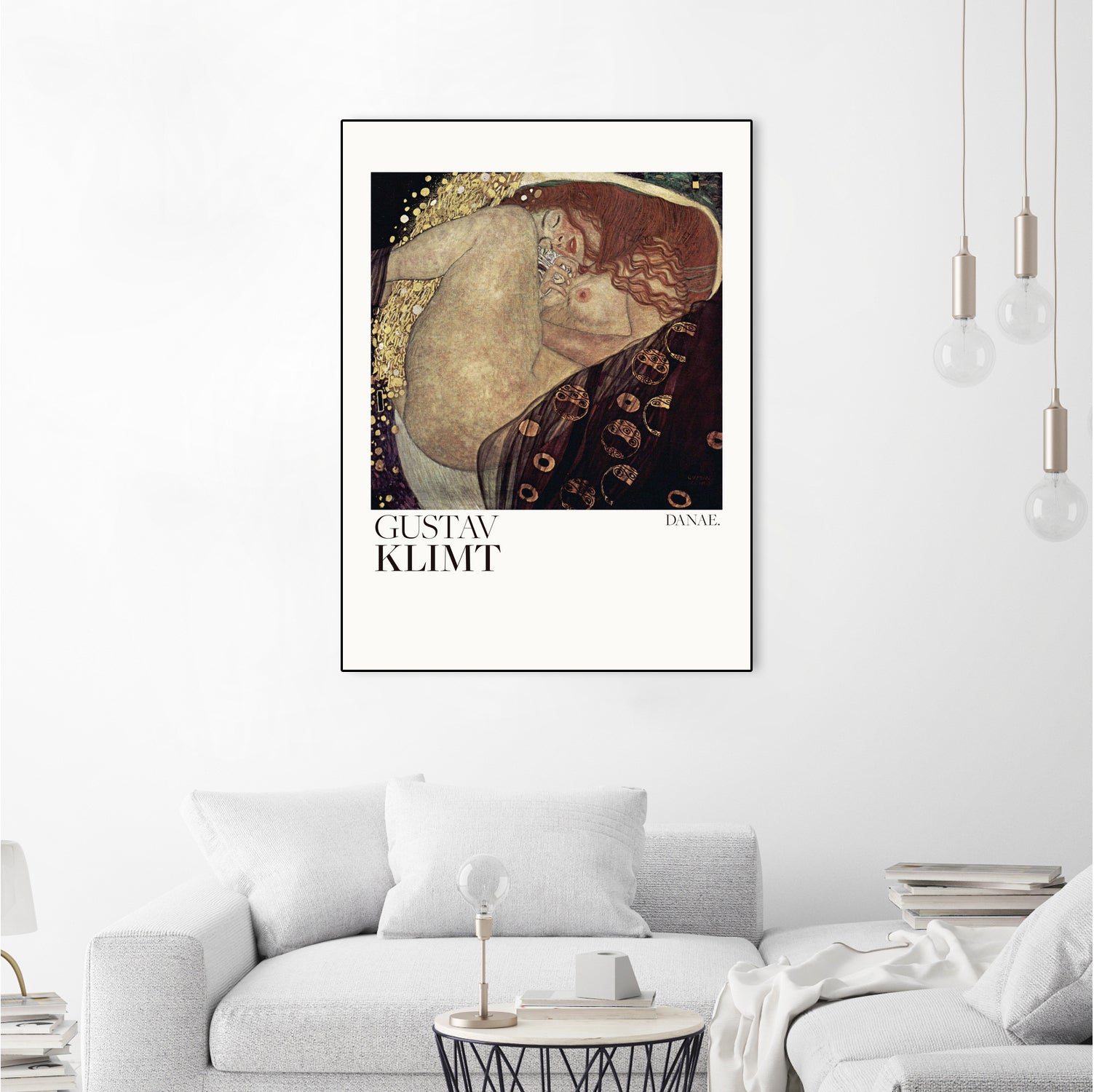 Danae (1907 1908) Poster by Gustav Klimt on GIANT ART - 5906 illustration
