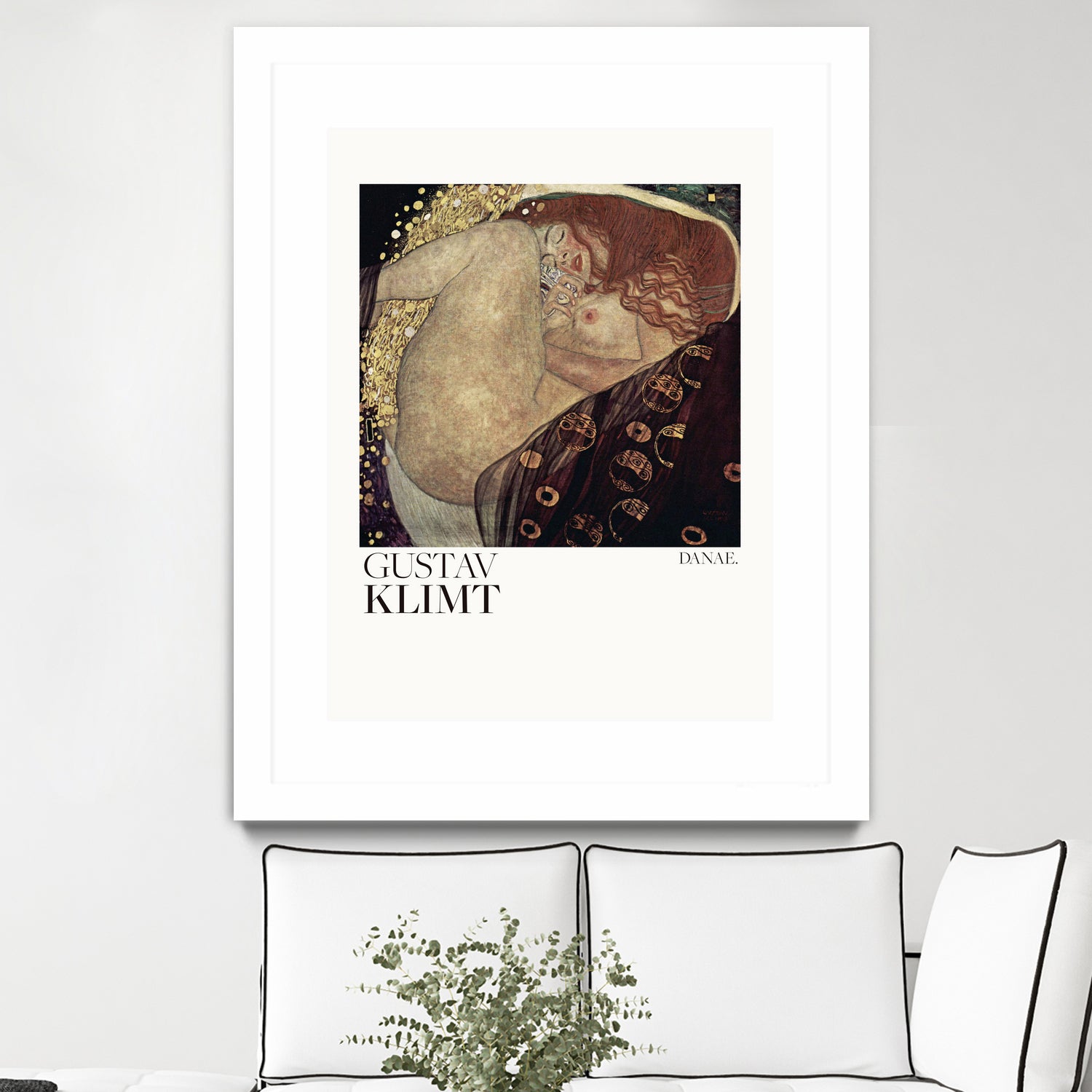 Danae (1907 1908) Poster by Gustav Klimt on GIANT ART - 5906 illustration