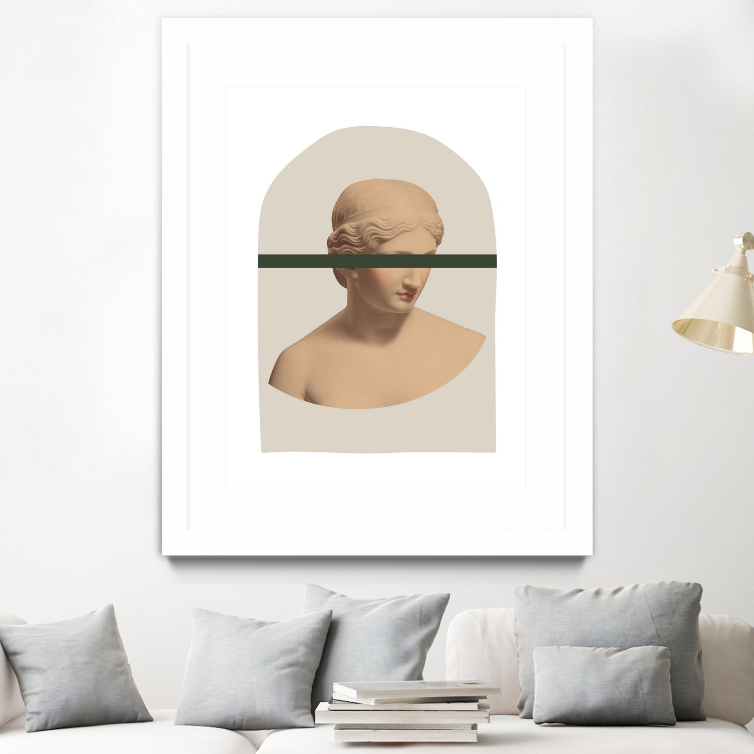 Artemis Mustard and Green by Grace Digital Art on GIANT ART -  figurative