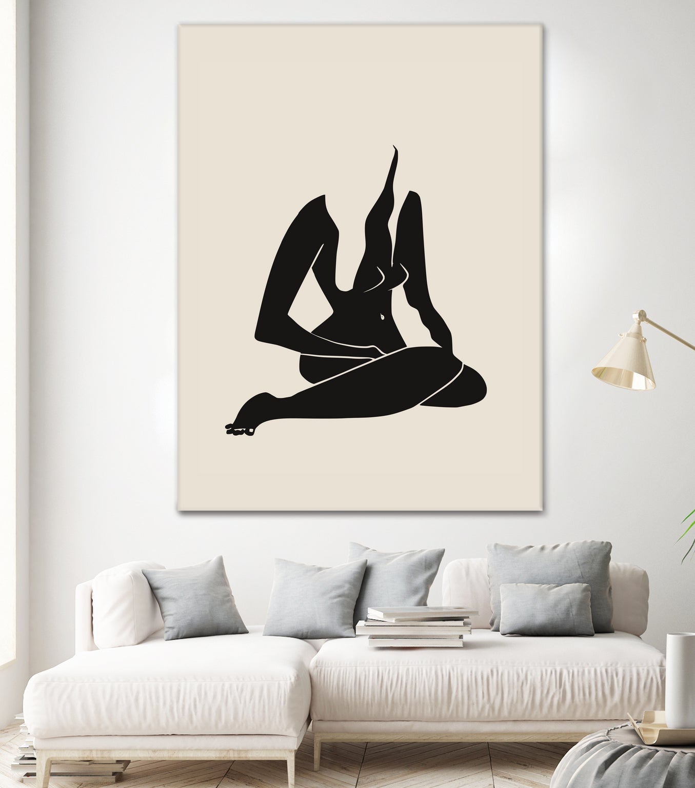 Long Hair Nude In Black by Little Dean on GIANT ART - 7200 illustration
