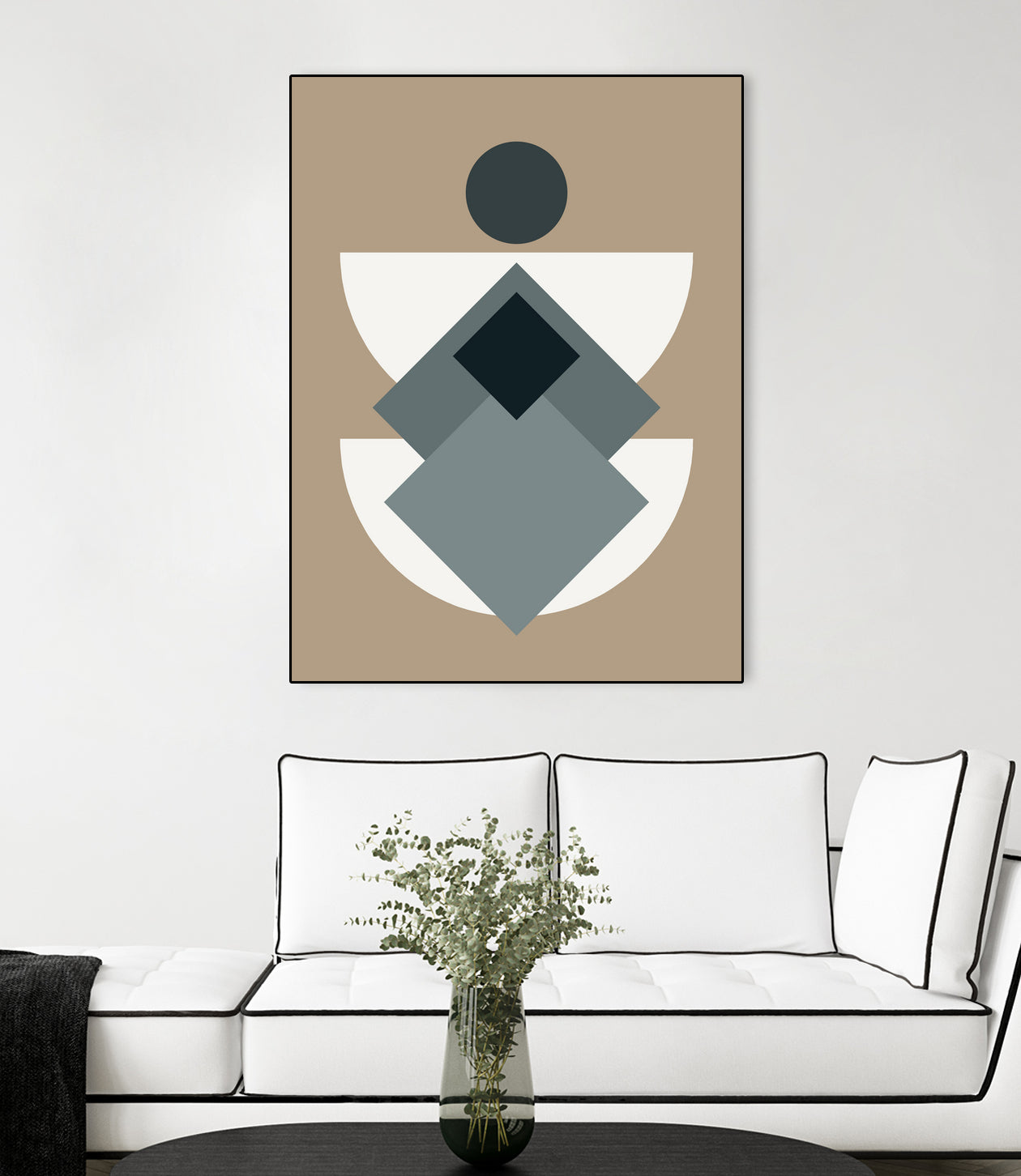 Mid Century In Greys by Little Dean on GIANT ART - abstract abstract