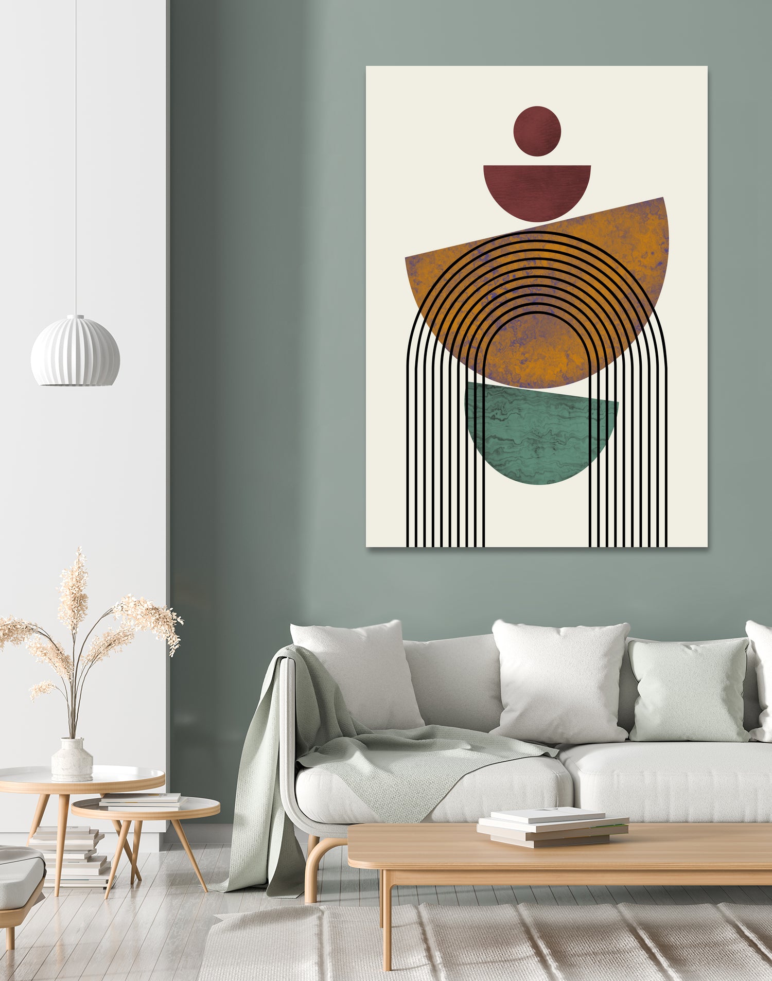 Textured Mid Century Composition by Little Dean on GIANT ART - illustration abstract wall art