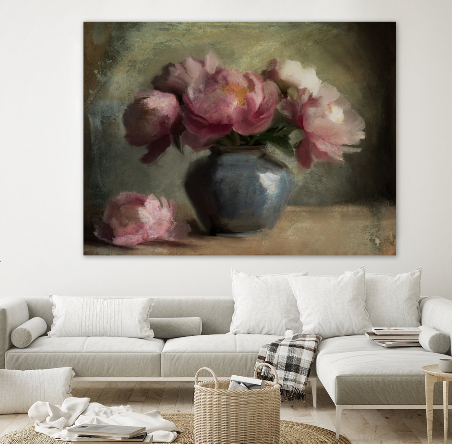 Pivoines En Rose by Dan Hobday on GIANT ART - flowers and plants dan hobday