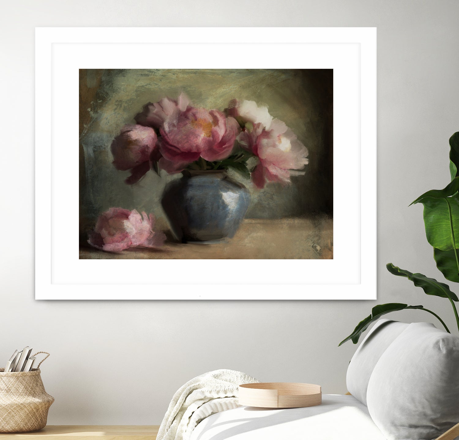 Pivoines En Rose by Dan Hobday on GIANT ART - flowers and plants dan hobday