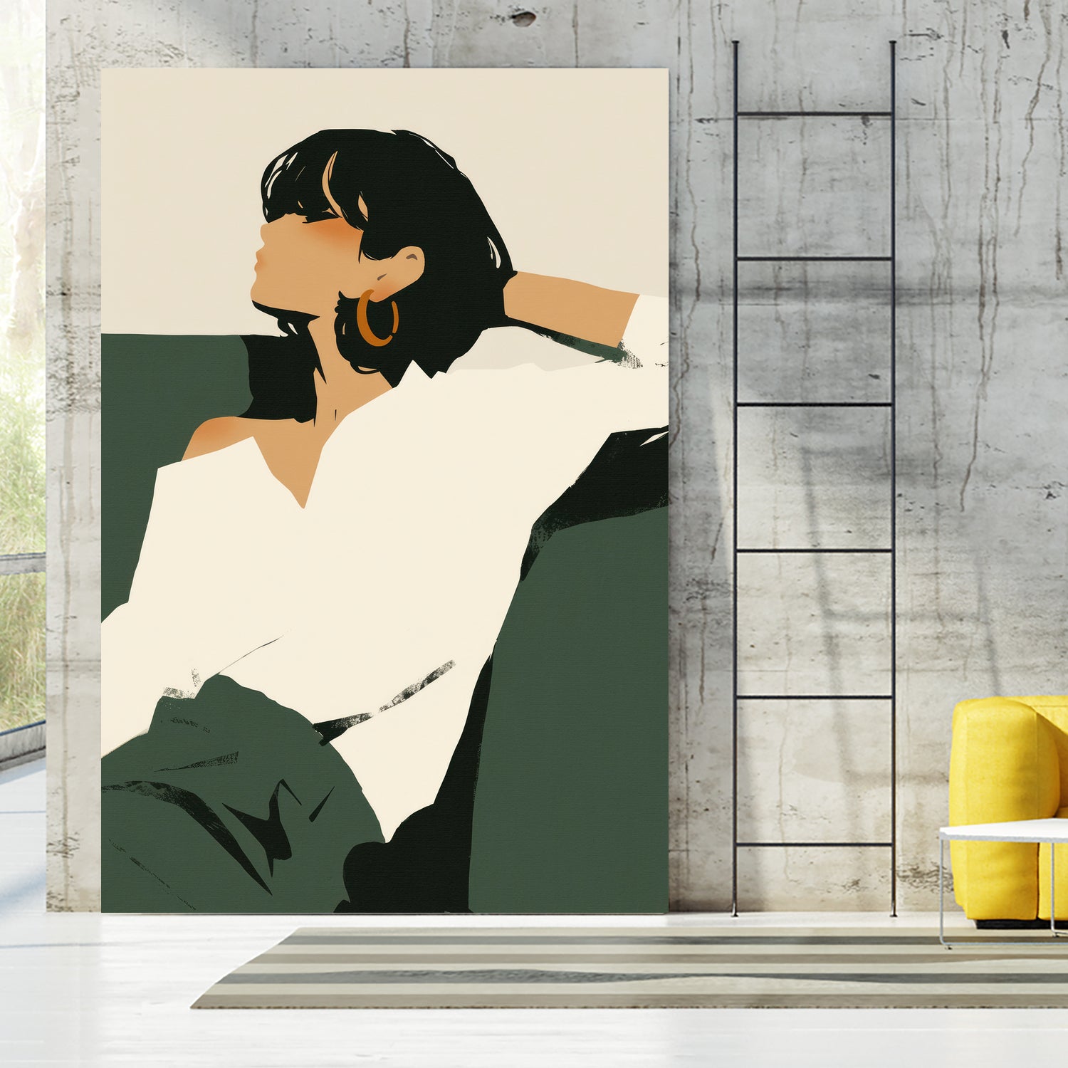 Relaxing woman by Treechild on GIANT ART -