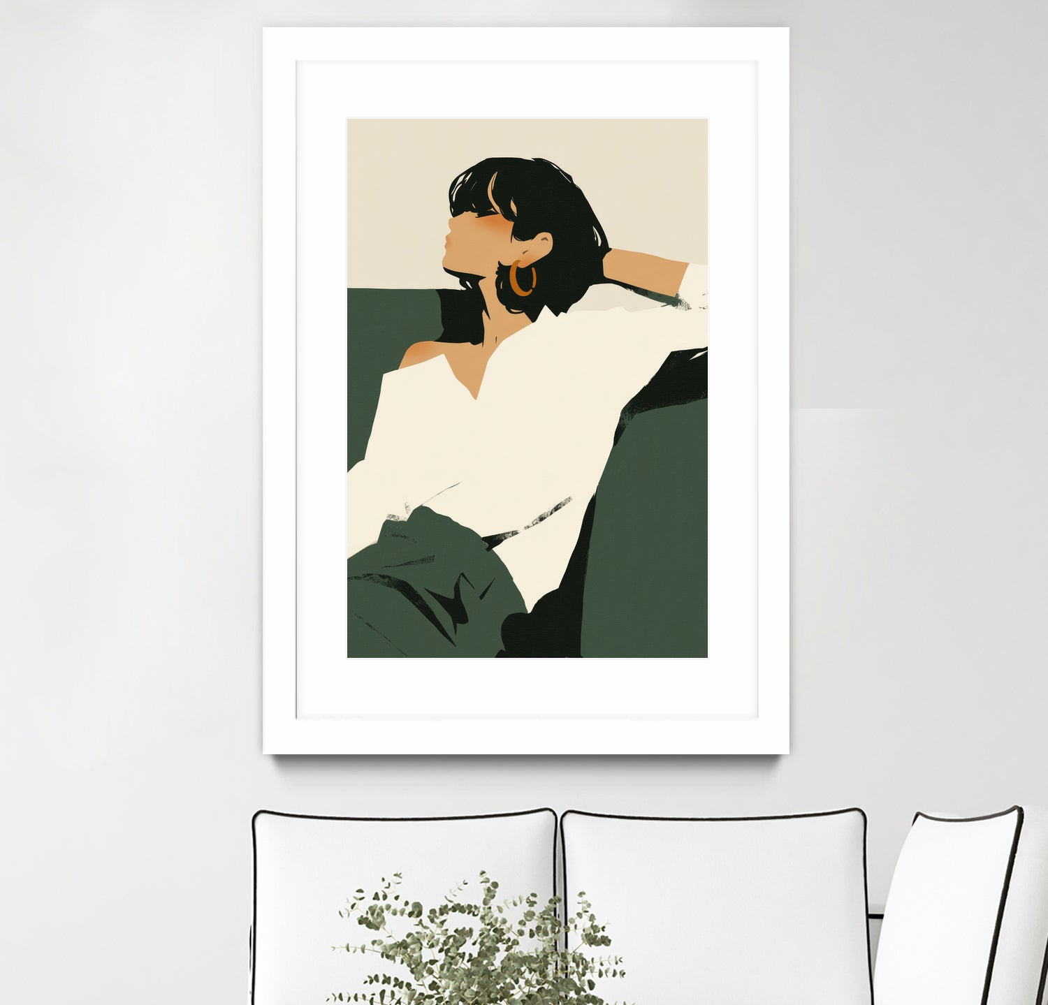 Relaxing woman by Treechild on GIANT ART -