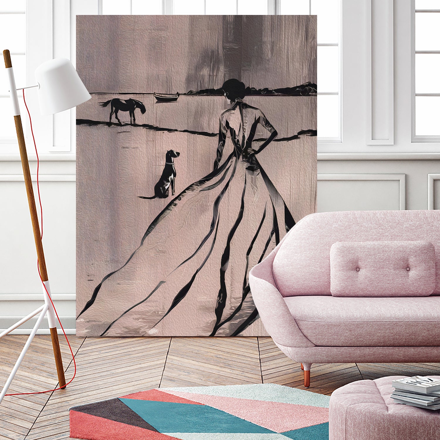 Woman By the Lake by Andreas Magnusson on GIANT ART - paintings drawing