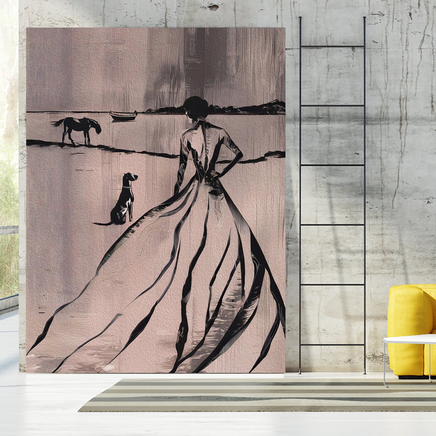 Woman By the Lake by Andreas Magnusson on GIANT ART - paintings drawing