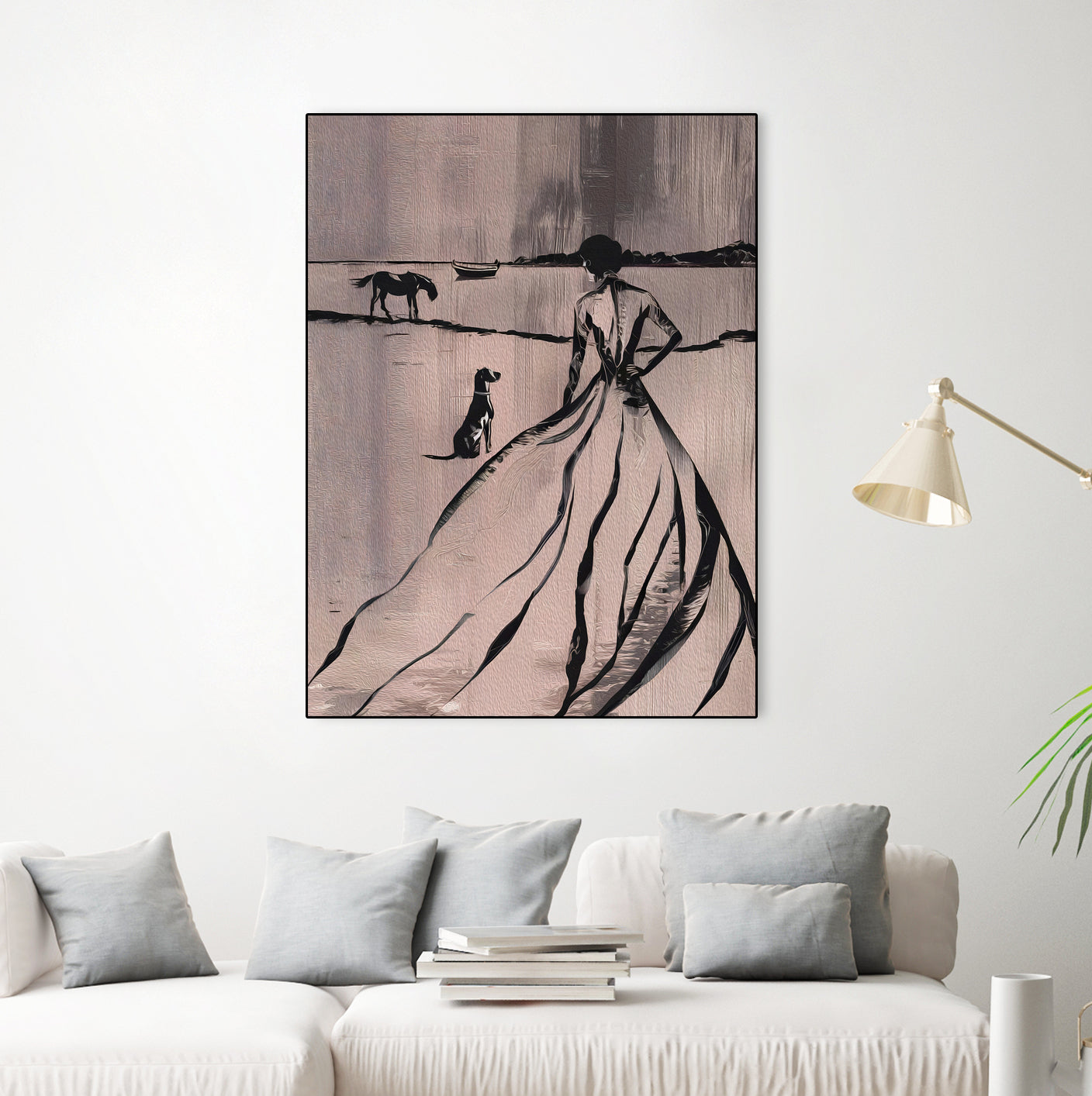 Woman By the Lake by Andreas Magnusson on GIANT ART - paintings drawing