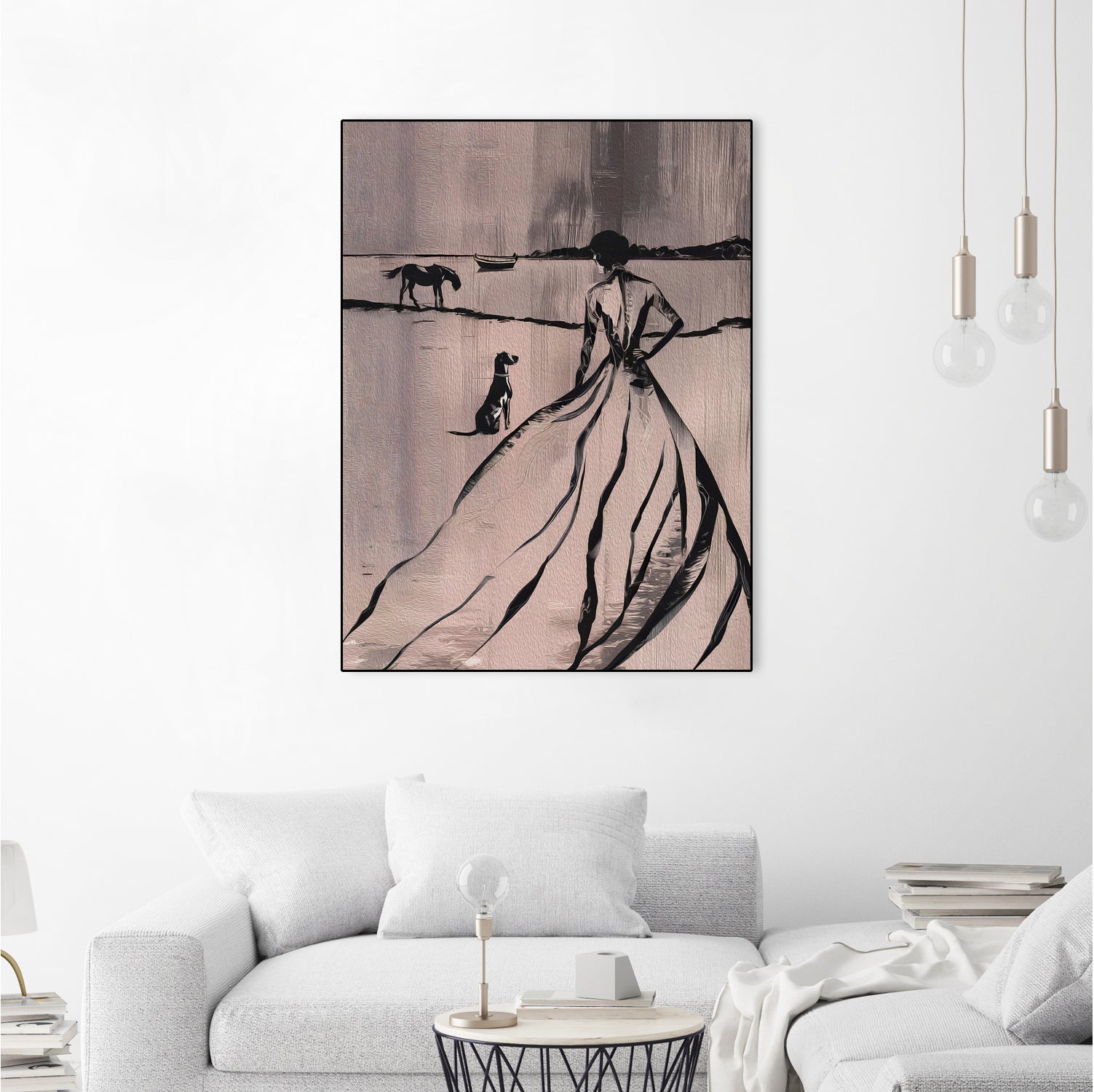 Woman By the Lake by Andreas Magnusson on GIANT ART - paintings drawing