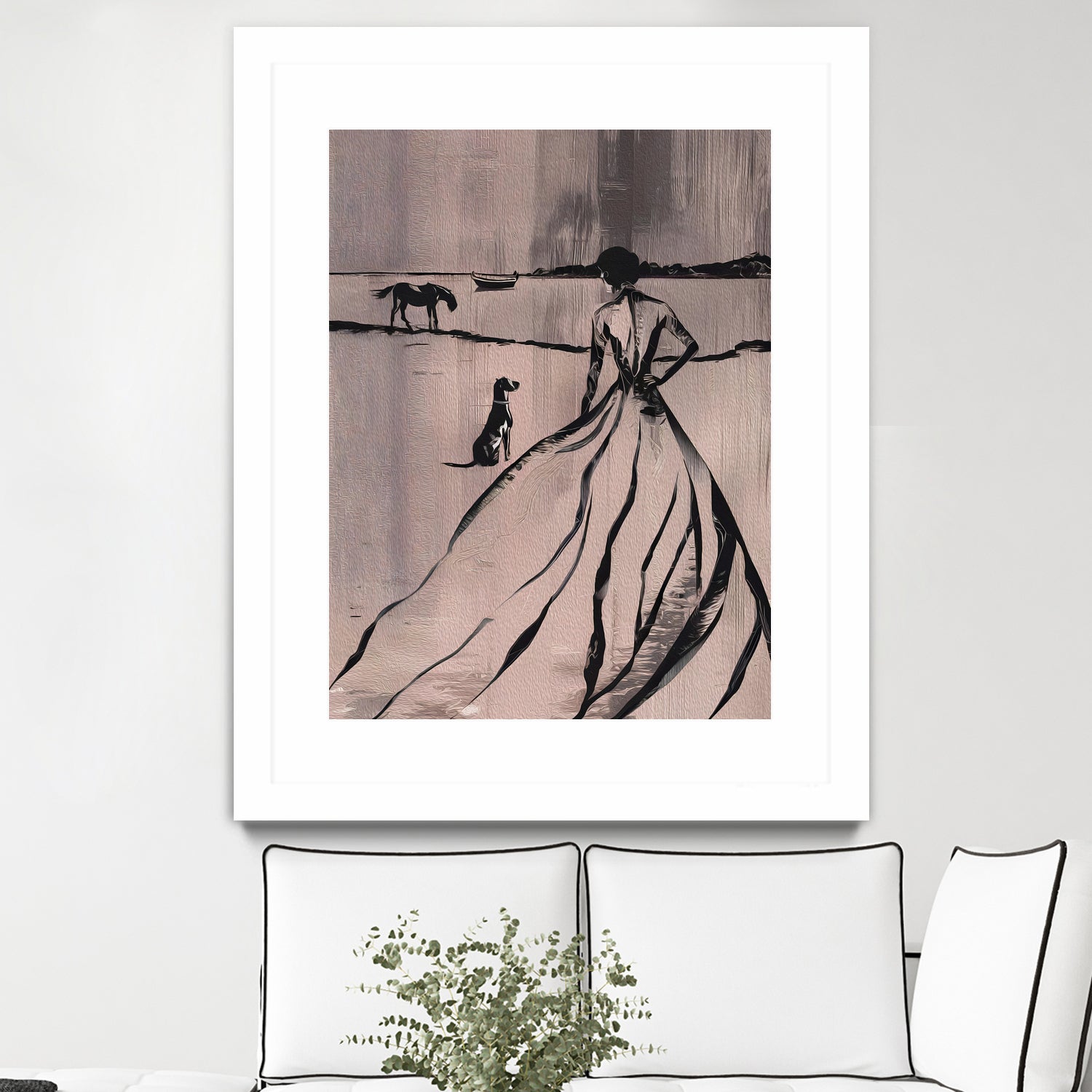 Woman By the Lake by Andreas Magnusson on GIANT ART - paintings drawing