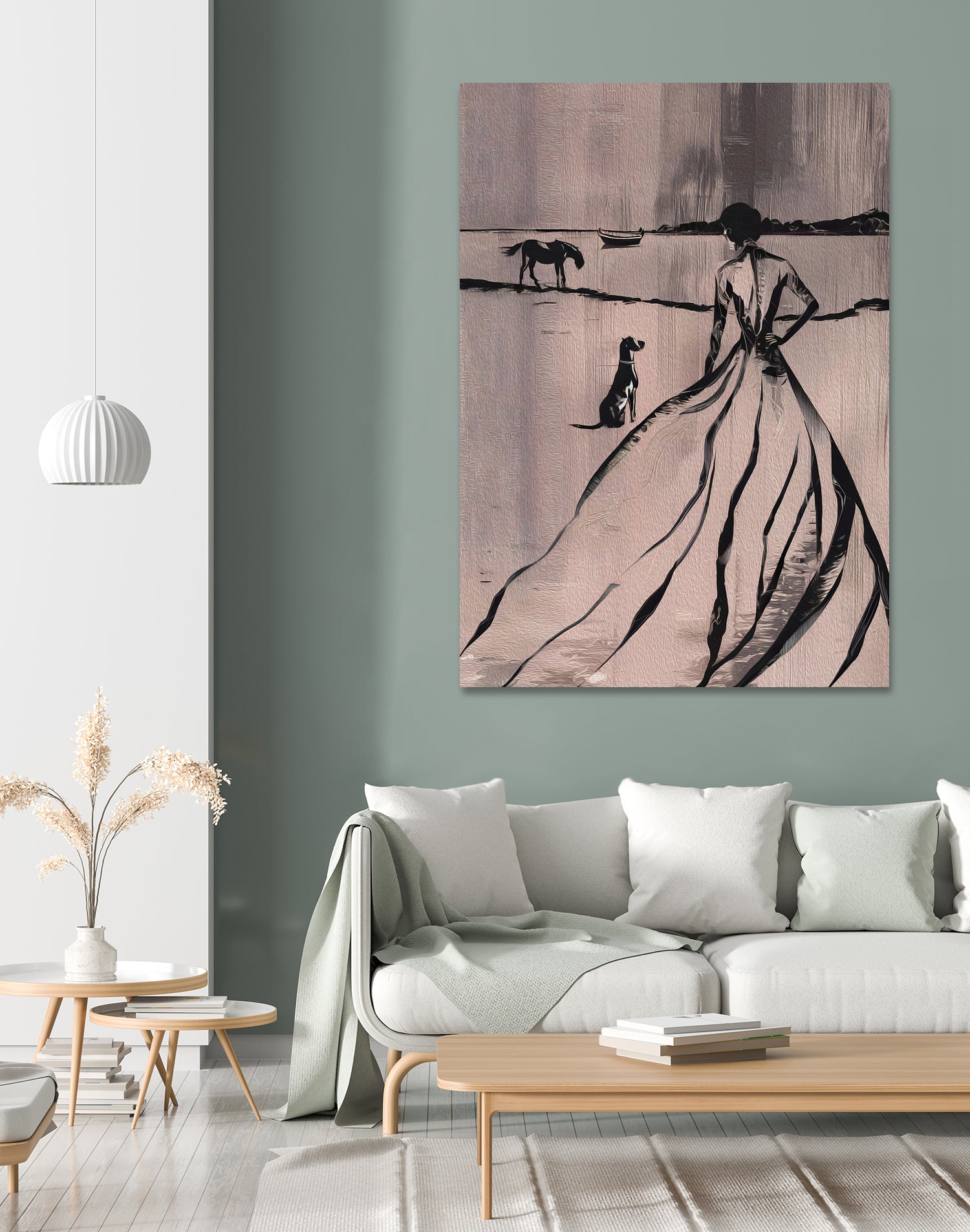 Woman By the Lake by Andreas Magnusson on GIANT ART - paintings drawing