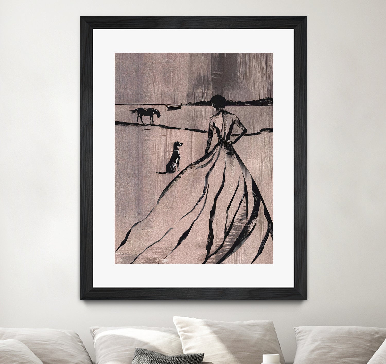 Woman By the Lake by Andreas Magnusson on GIANT ART - paintings drawing