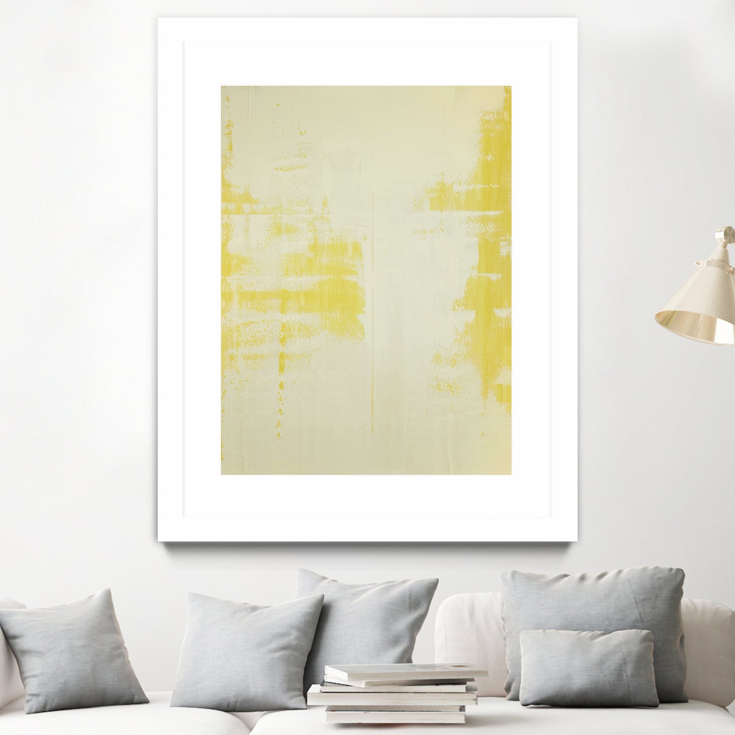 SUNNY SIDE UP by Gustaf Tidholm on GIANT ART - abstract yellow