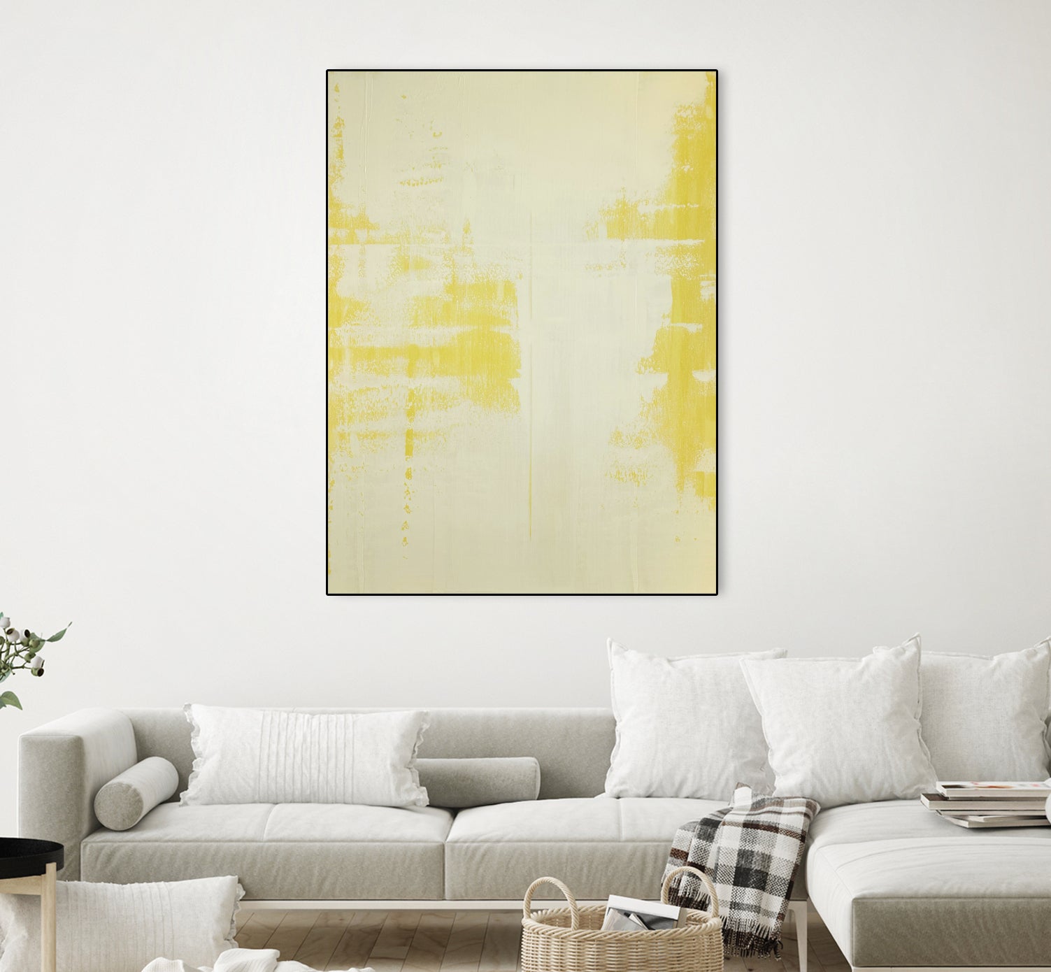 SUNNY SIDE UP by Gustaf Tidholm on GIANT ART - abstract yellow