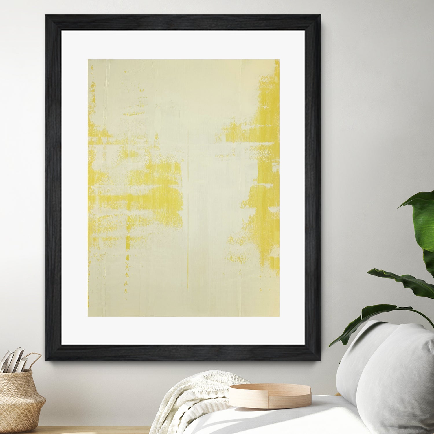 SUNNY SIDE UP by Gustaf Tidholm on GIANT ART - abstract yellow