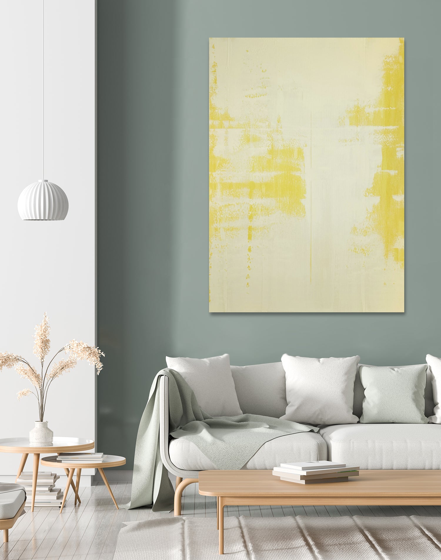 SUNNY SIDE UP by Gustaf Tidholm on GIANT ART - abstract yellow