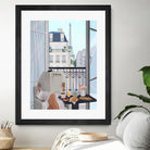 Paris Balcony by Petra Lizde on GIANT ART - illustration  paris