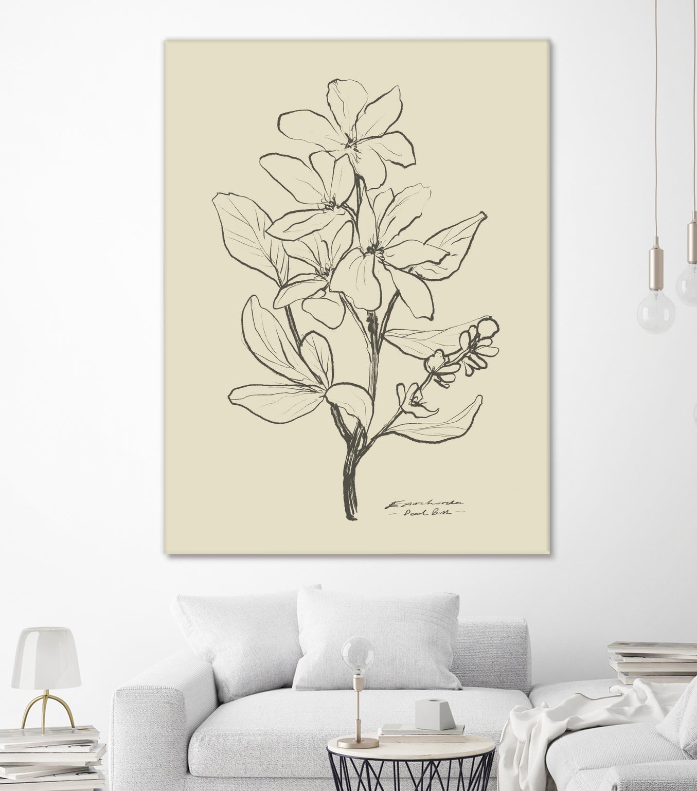 Floral 1 by Dan Hobday on GIANT ART - flowers and plants sketch