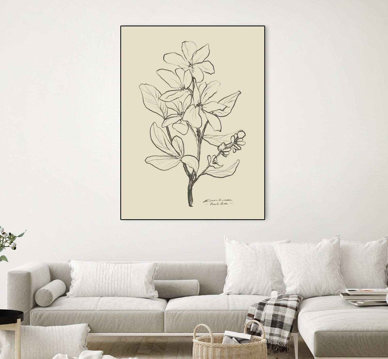 Floral 1 by Dan Hobday on GIANT ART - flowers and plants sketch