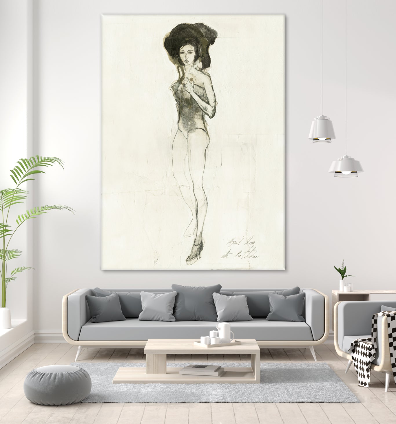 Minimalist Style by Ute Rathmann on GIANT ART - figurative fashion illustration