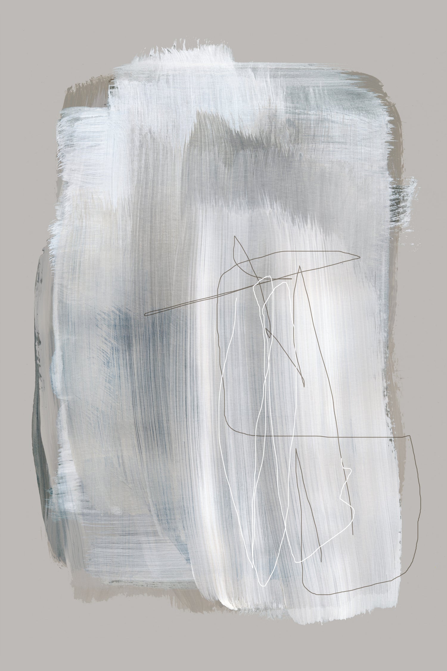 Abstract Brush Strokes 109 by Mareike on GIANT ART - bohmer