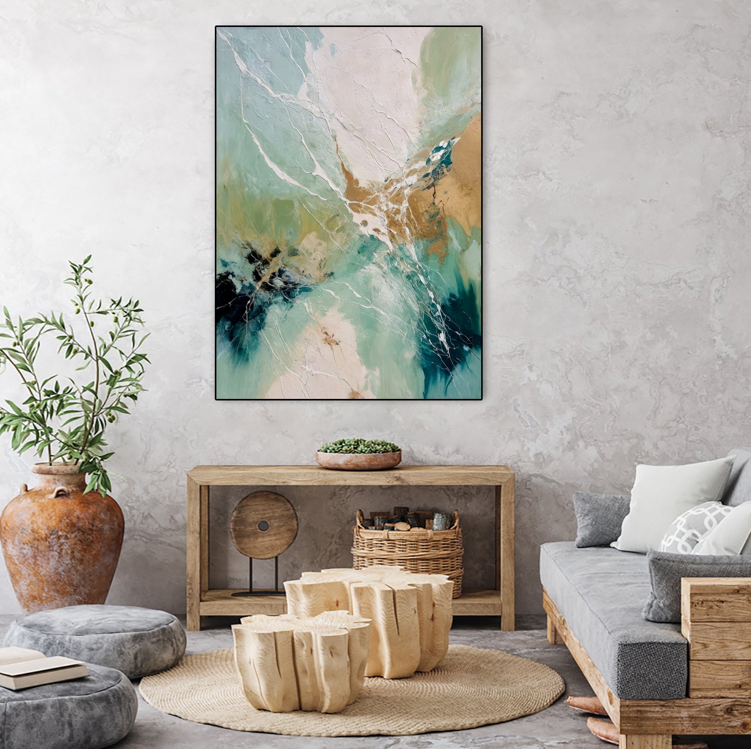 Ethereal Currents by Alpenglow Workshop on GIANT ART - abstract abstract art