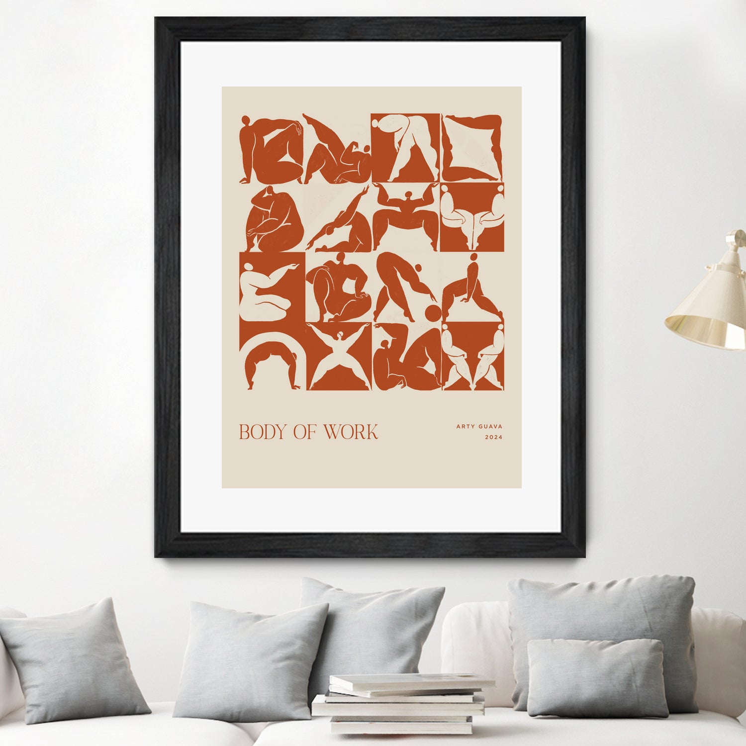 Body of Work (terracotta) by Arty Guava on GIANT ART - 9600 illustration