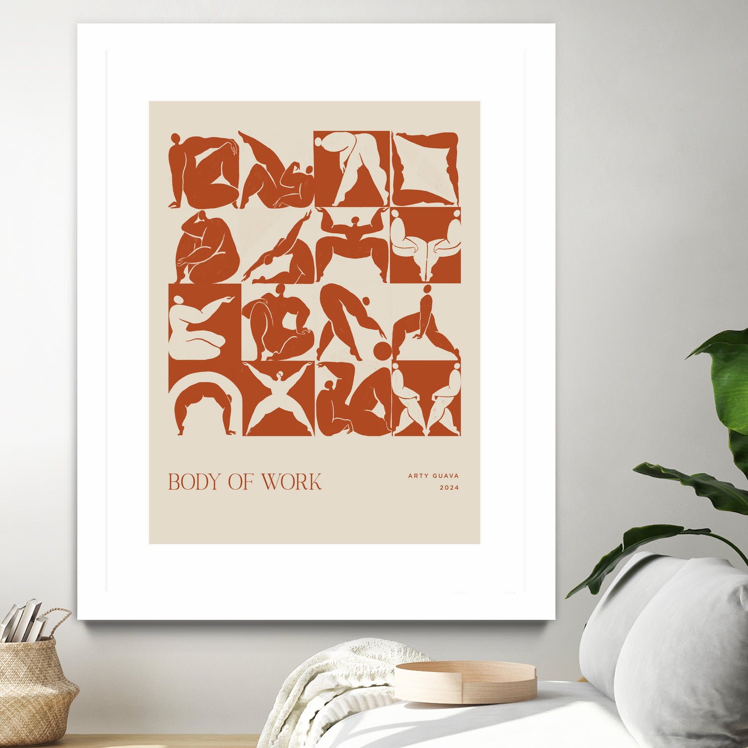 Body of Work (terracotta) by Arty Guava on GIANT ART - 9600 illustration