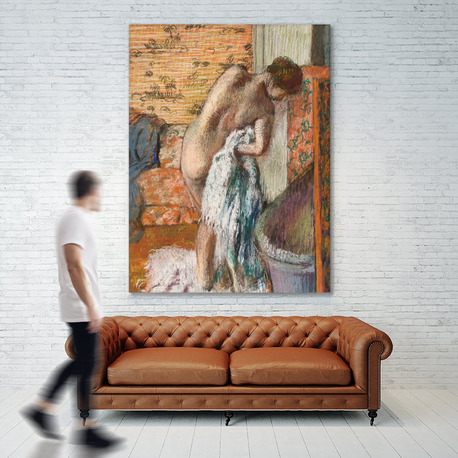 Naked Lady by Edgar Degas on GIANT ART - 5906 illustration