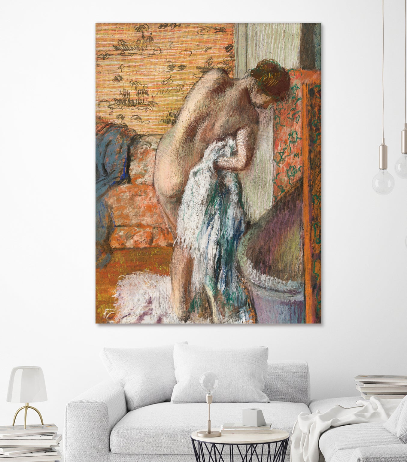 Naked Lady by Edgar Degas on GIANT ART - 5906 illustration