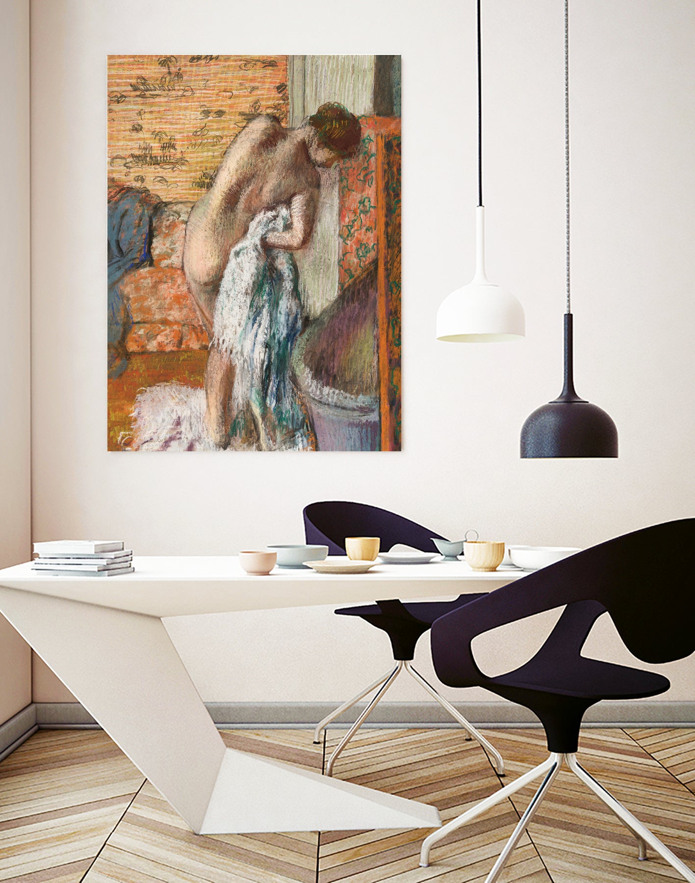 Naked Lady by Edgar Degas on GIANT ART - 5906 illustration