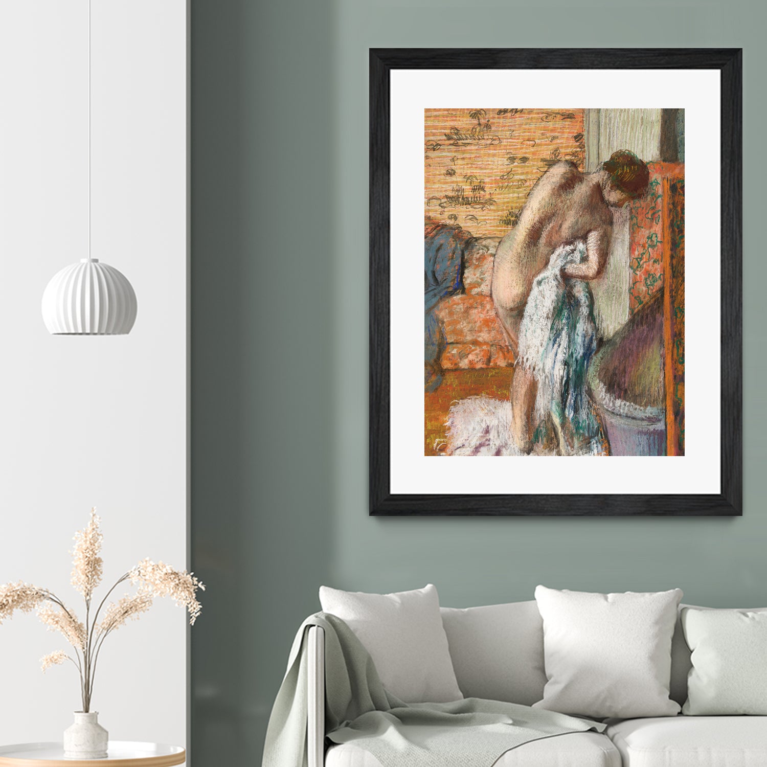 Naked Lady by Edgar Degas on GIANT ART - 5906 illustration
