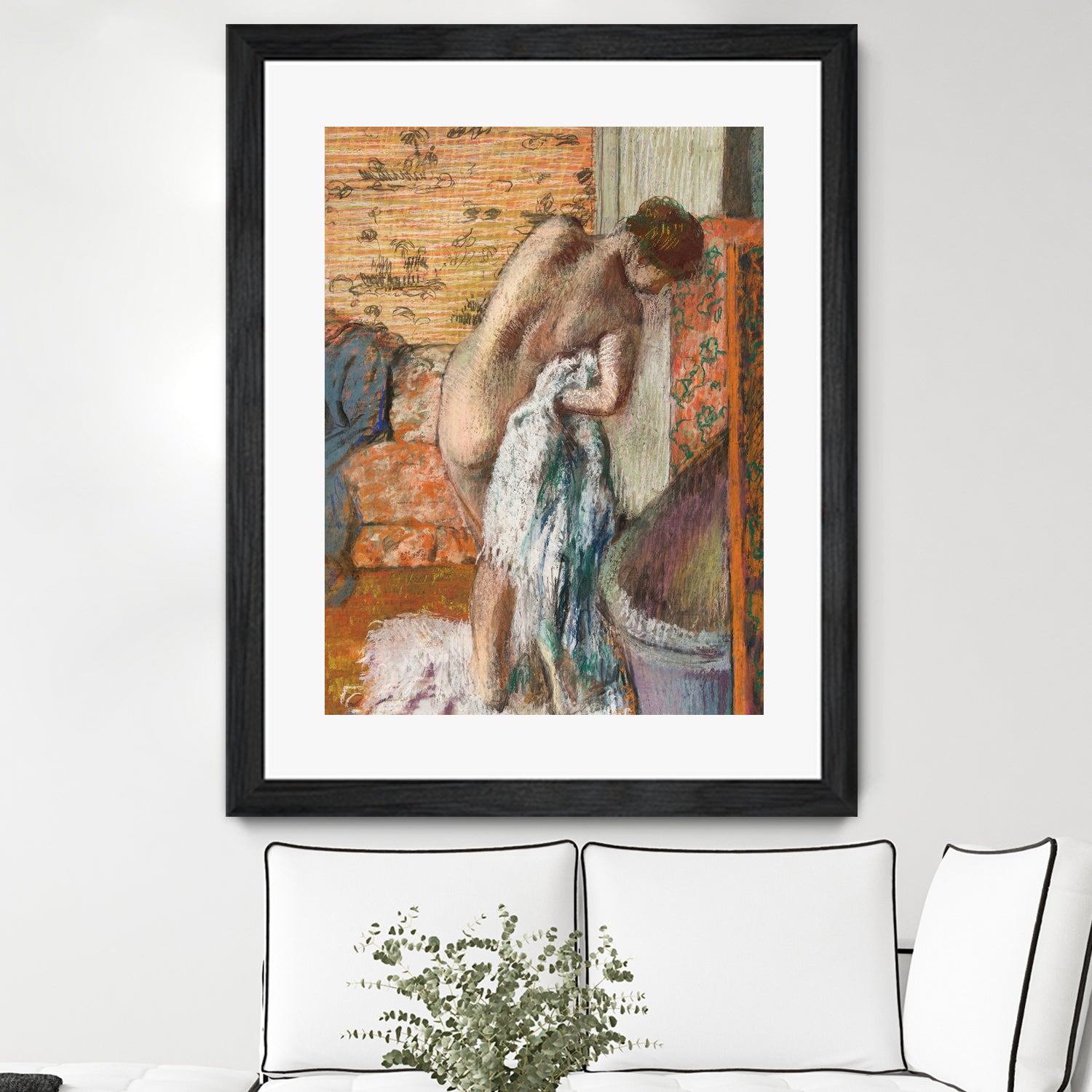 Naked Lady by Edgar Degas on GIANT ART - 5906 illustration
