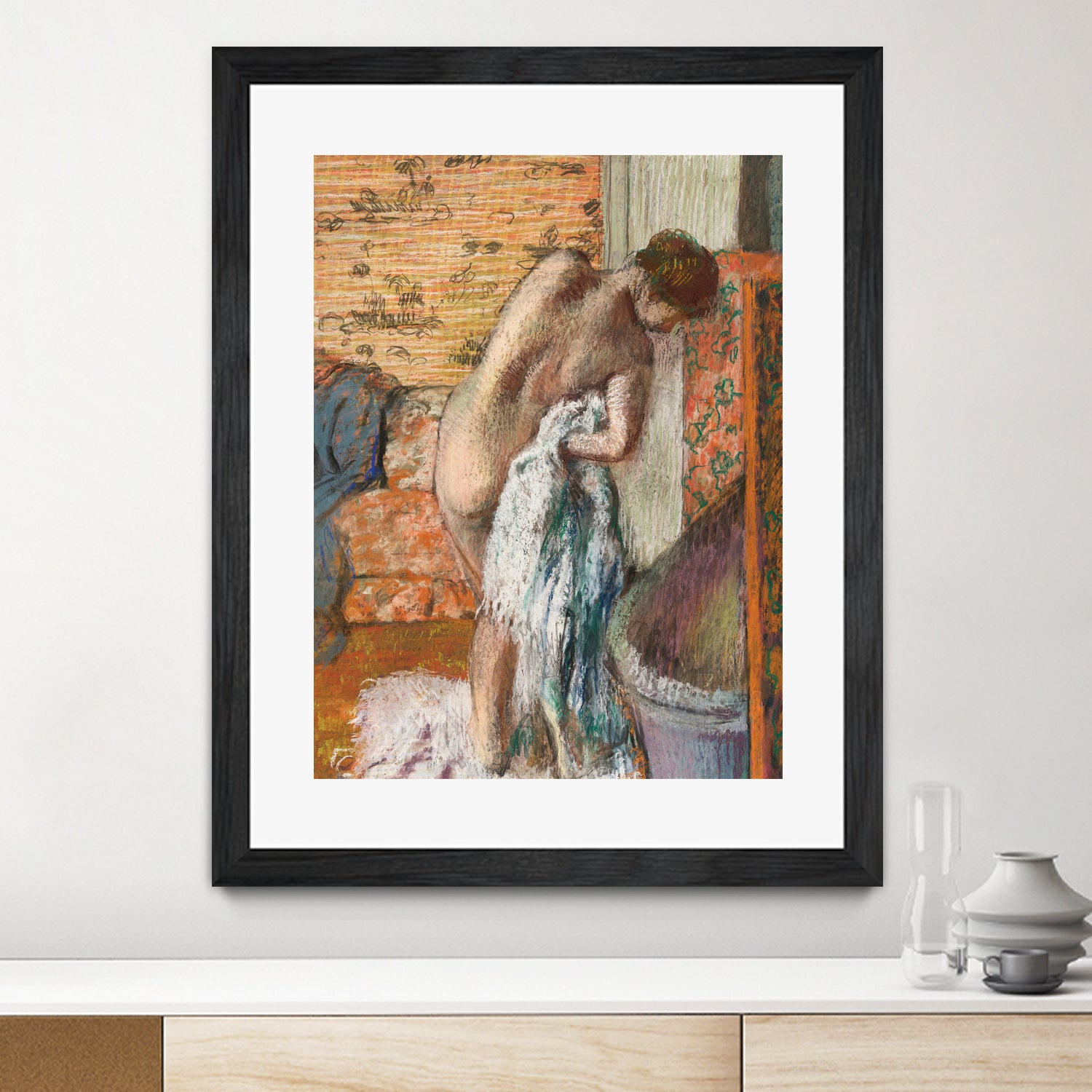 Naked Lady by Edgar Degas on GIANT ART - 5906 illustration