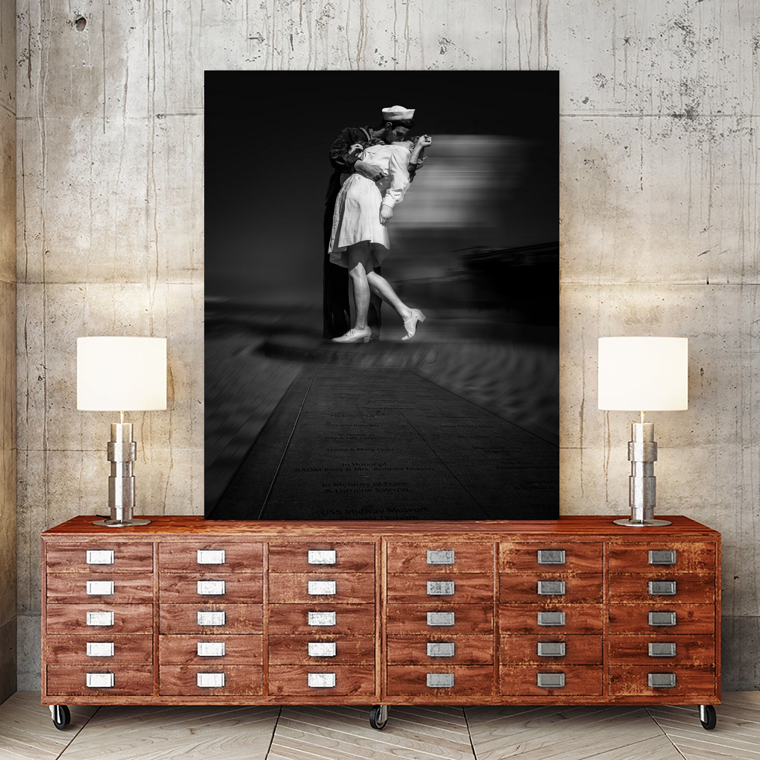 Kissing the War Goodbye by Frank W on GIANT ART - photography