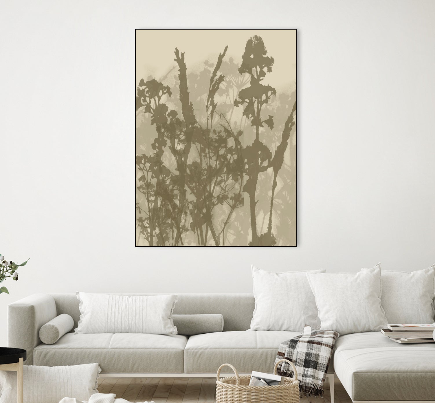 Misty Meadow. Abstract Botanical Art No.10 by Dina Dankers on GIANT ART - 5000 illustration