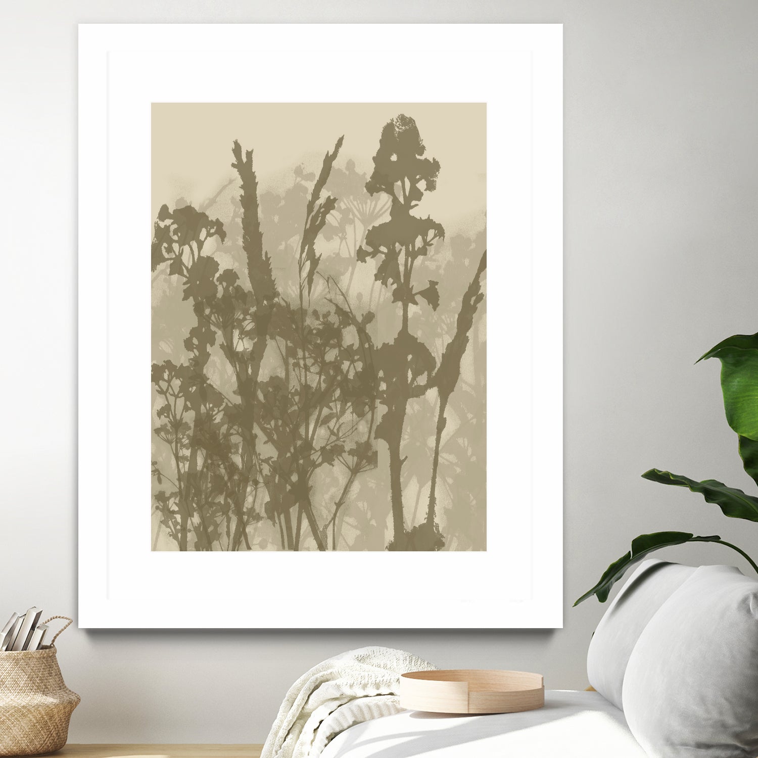 Misty Meadow. Abstract Botanical Art No.10 by Dina Dankers on GIANT ART - 5000 illustration