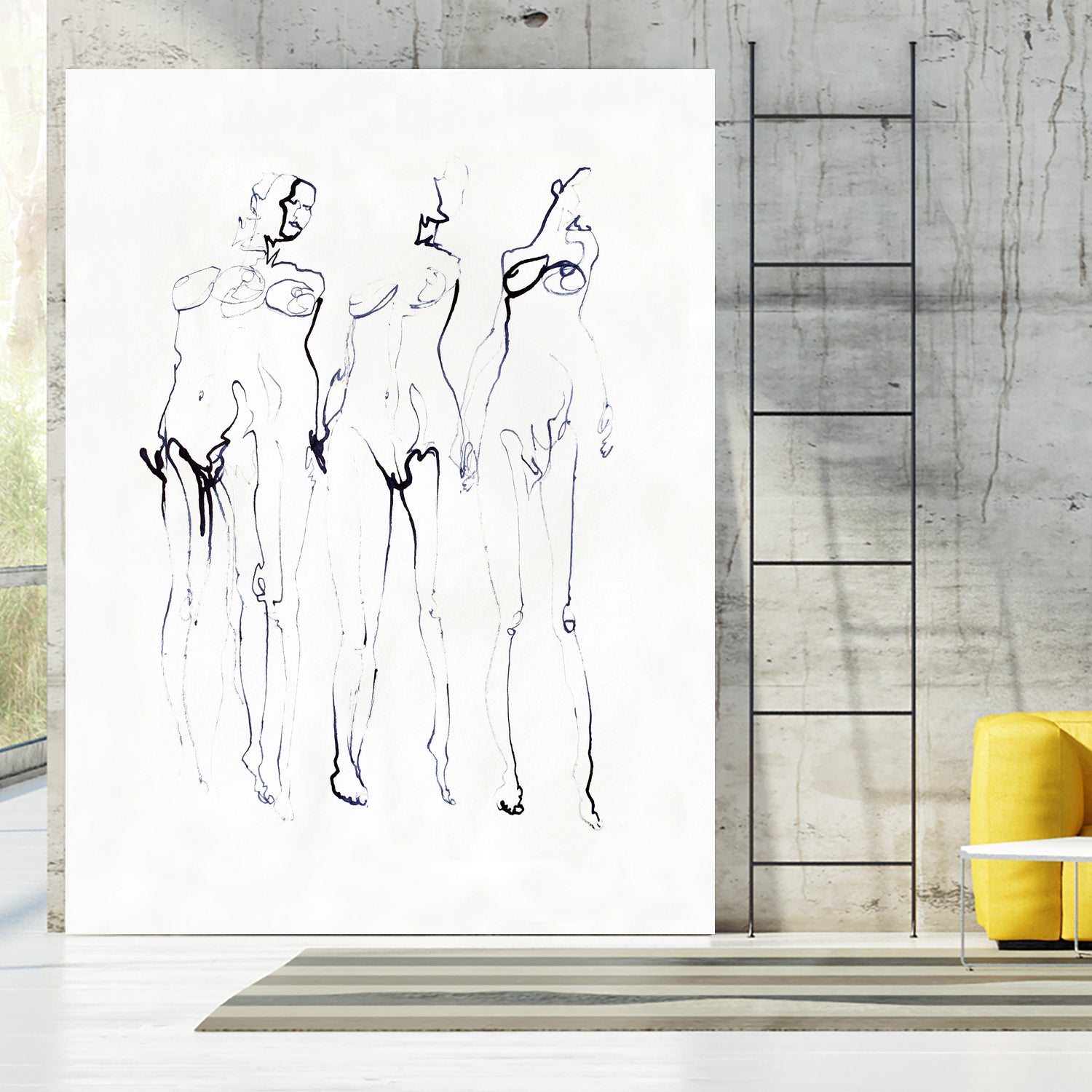 Figure Study 00 by Joshua Hoskins on GIANT ART - line art line art