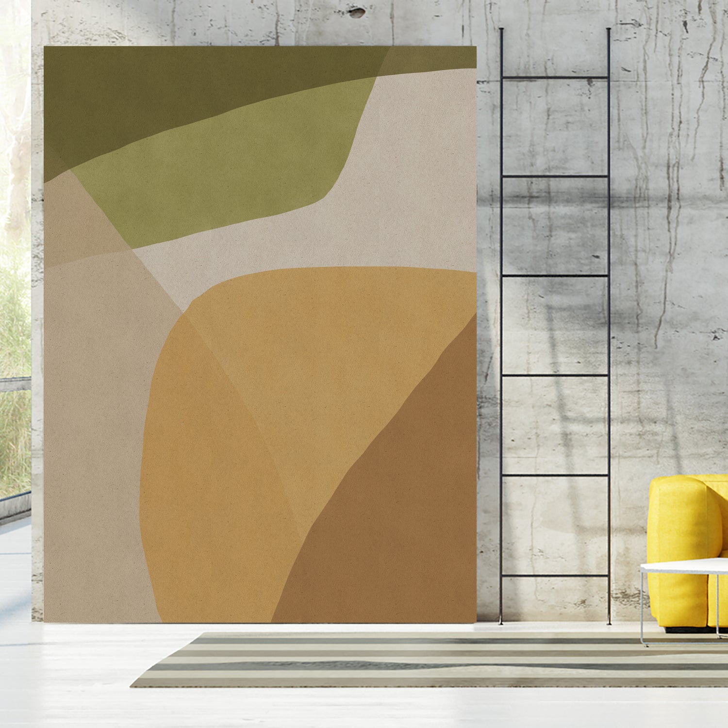 Echoe by Dan Hobday on GIANT ART - abstract beige